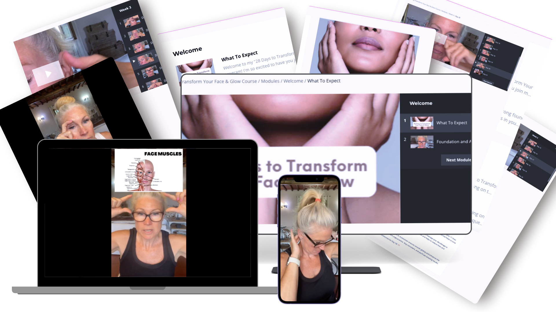 28-Day Transform Your Face & Glow Course