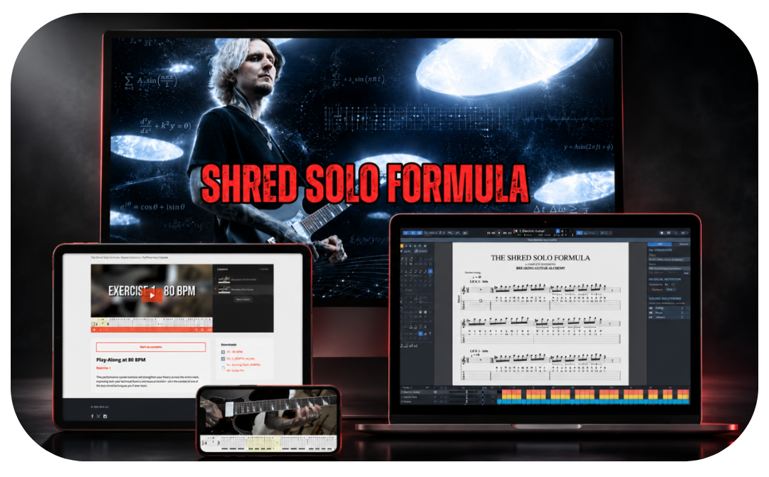 The Shred Solo Formula Product Stack