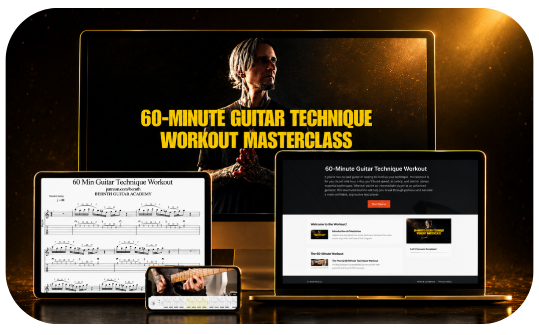 The 60-Minute Guitar Technique Workout Product Image