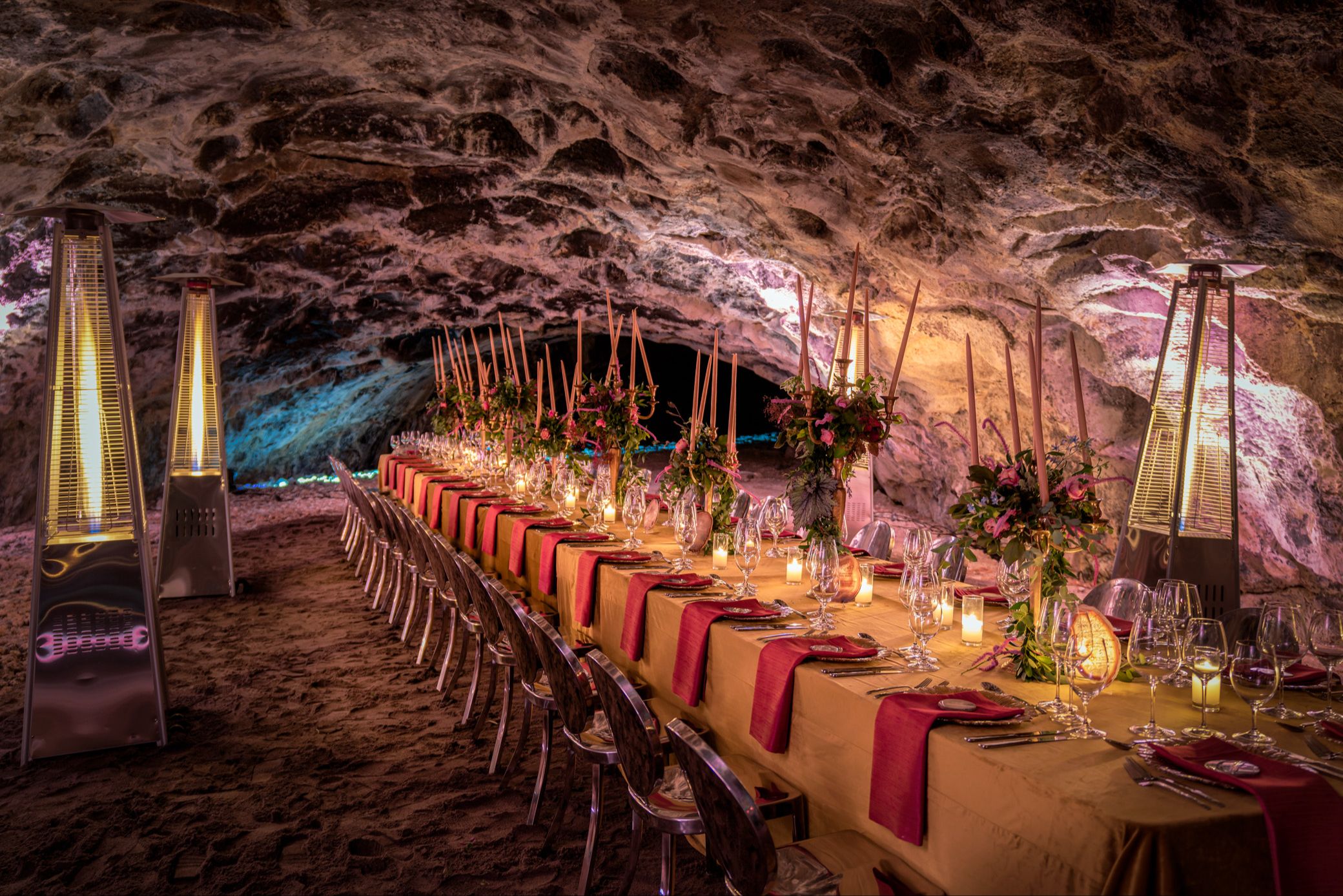 lava cave dinner