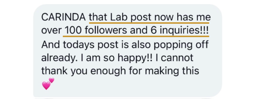 High-ticket enquiries proof