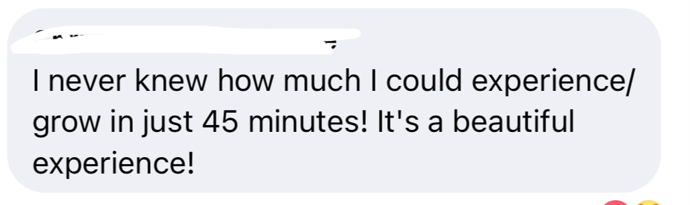Participant testimonial