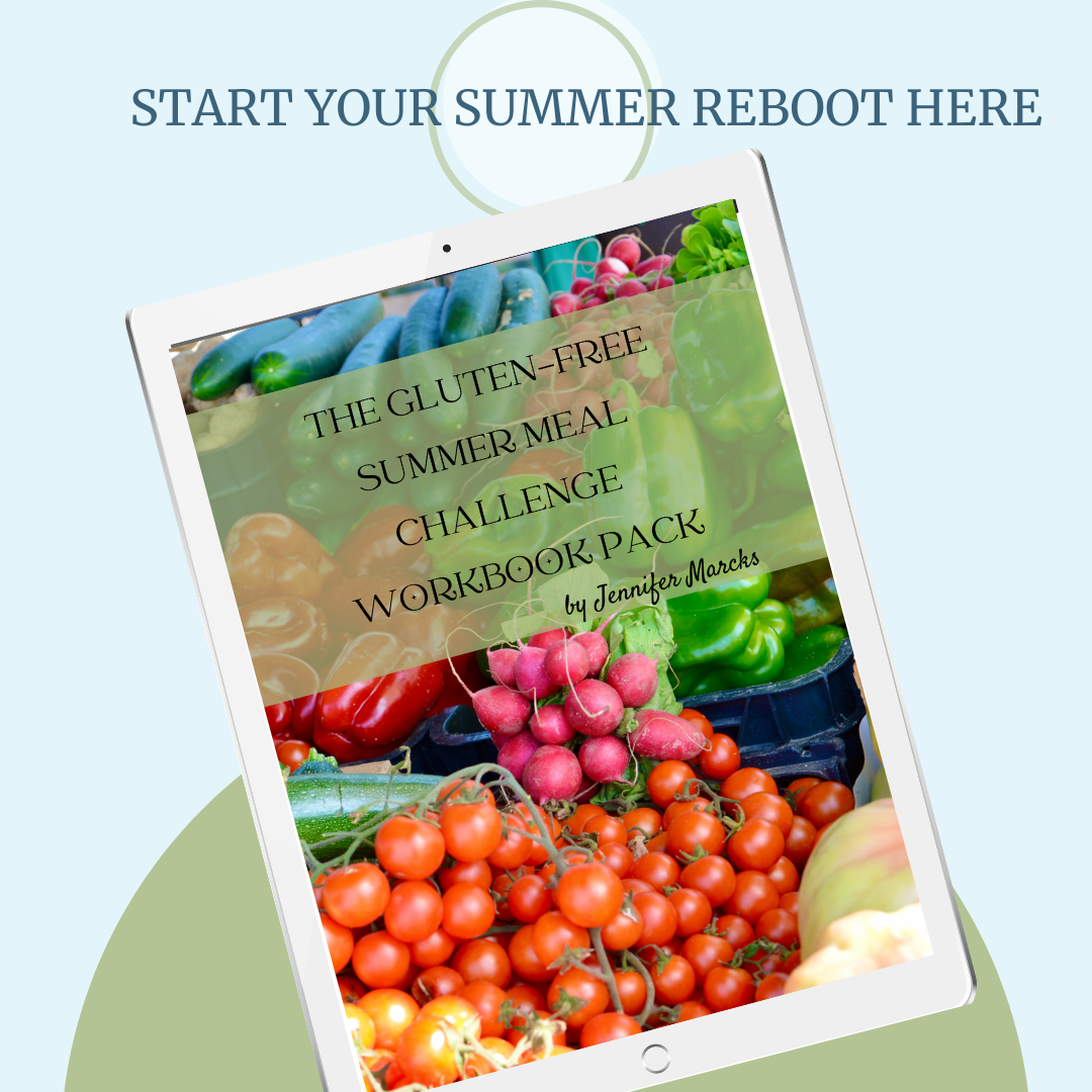 gluten free summer meal challenge workbook pack to implement the steps of the challenge