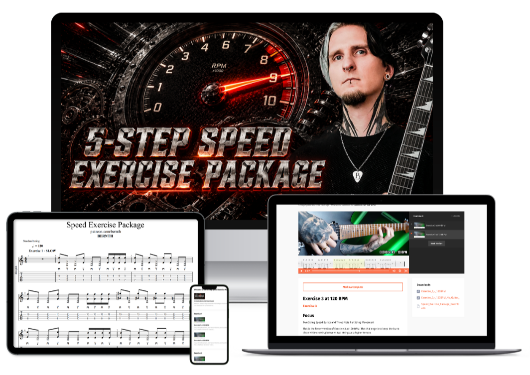 5-Step Speed Exercise Package product mockup
