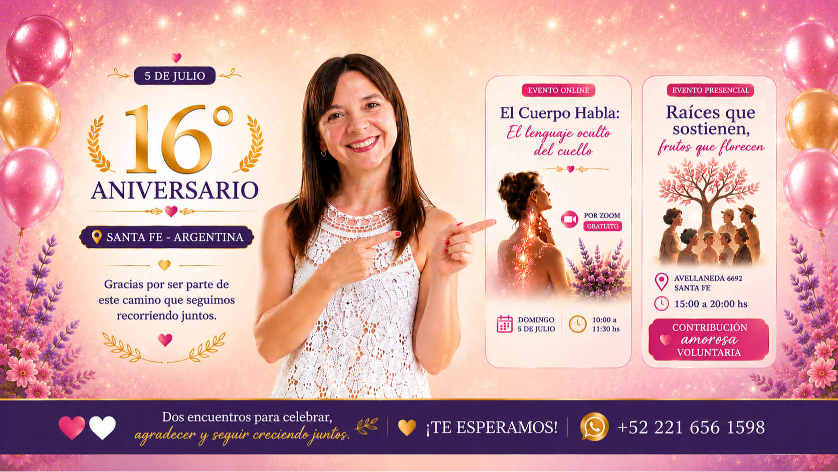 16° Aniversario — Carina Masselborn — 5 de julio 2026