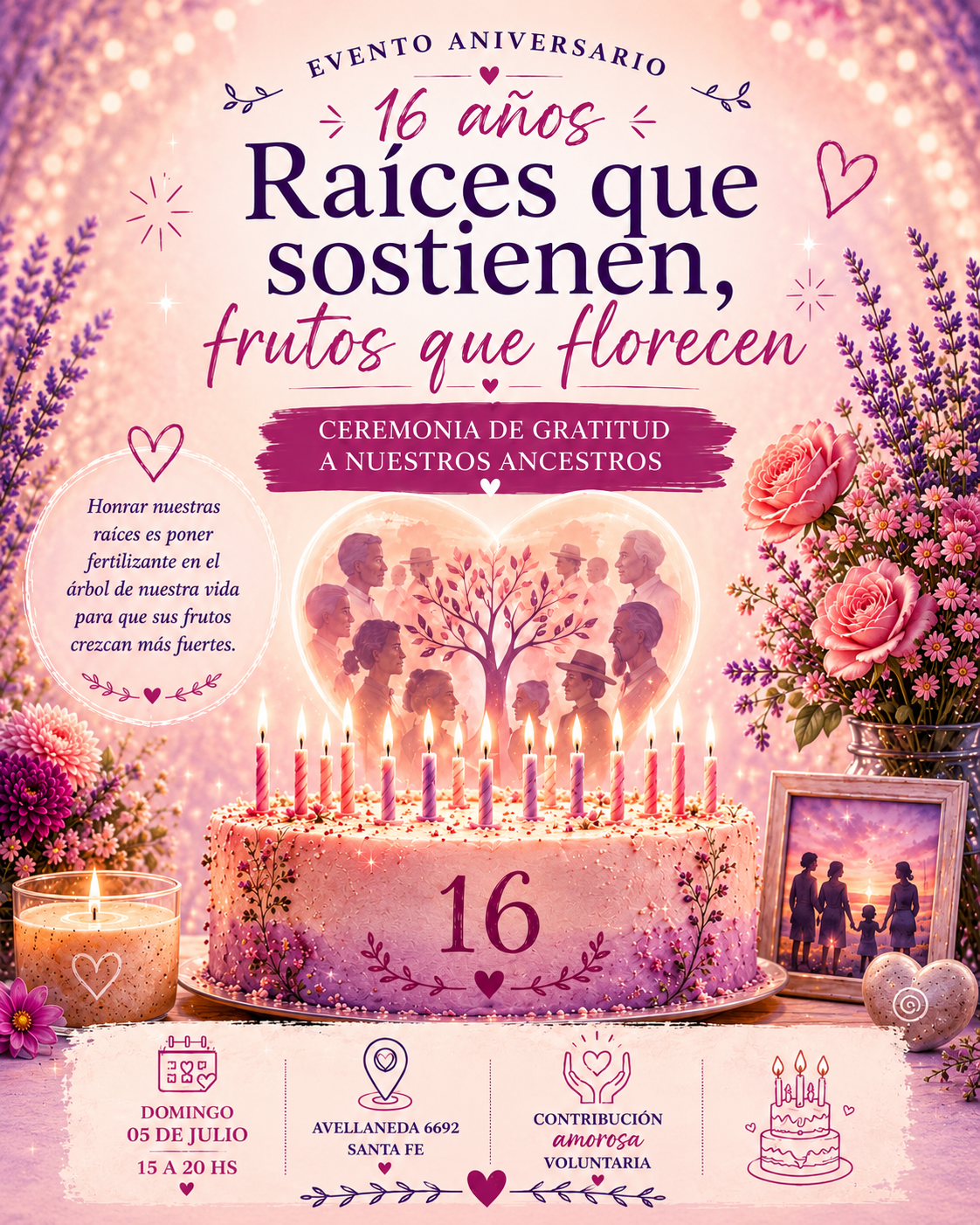 Raíces que sostienen, frutos que florecen — Evento presencial