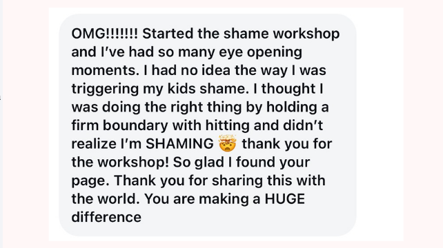 Parent testimonial