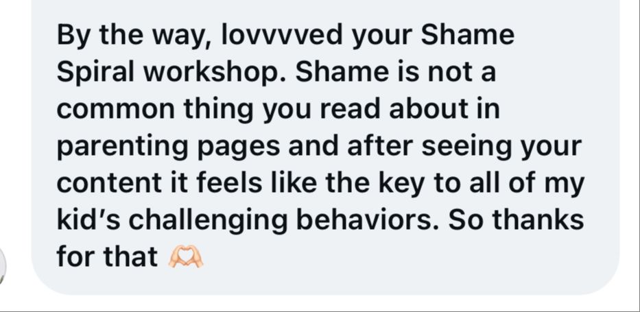 Parent testimonial