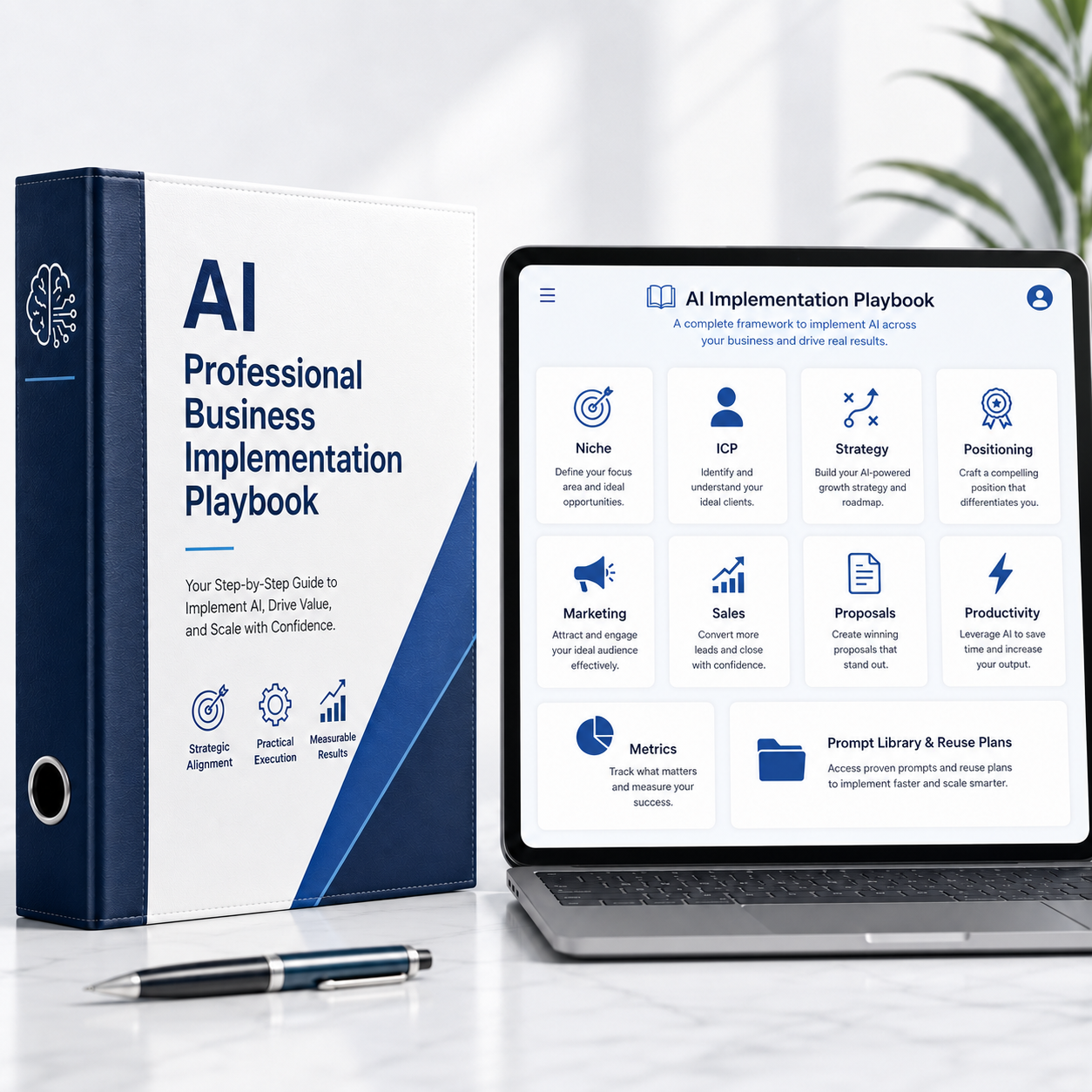 You leave with a reusable business implementation playbook, not just AI notes.