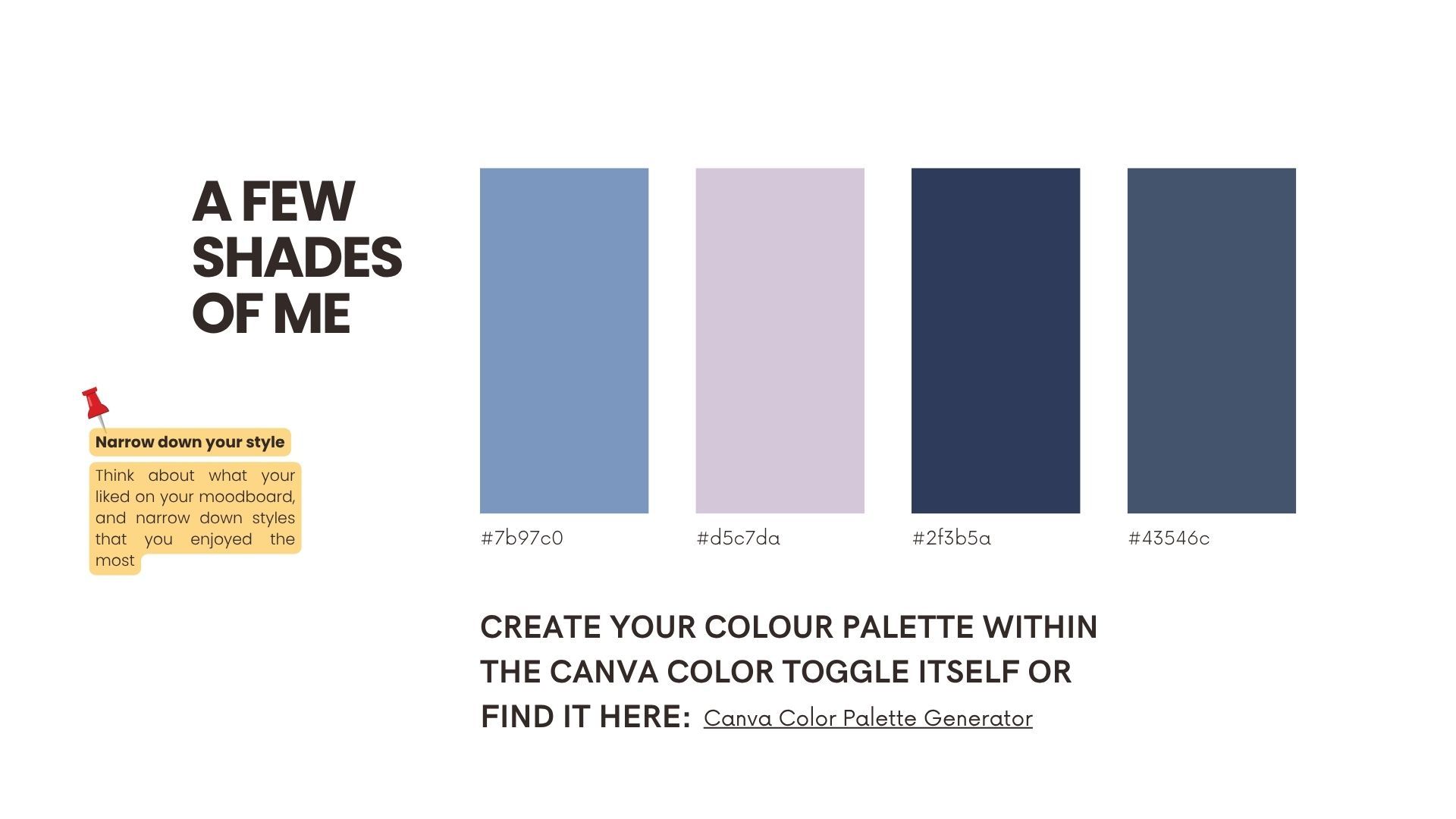 Moodboard template slide 3