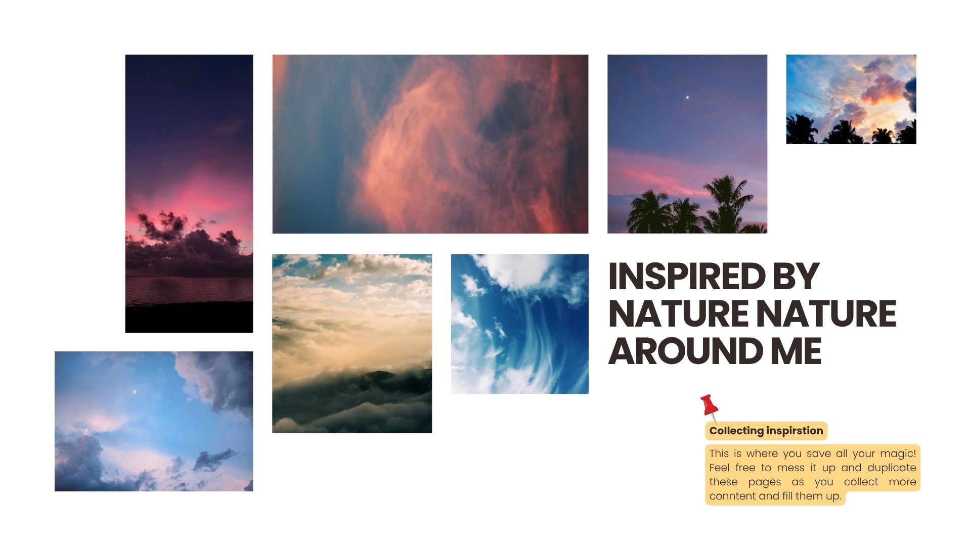 Moodboard template slide 1