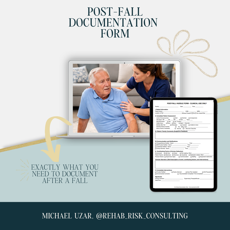 Post-Fall Documentation Form