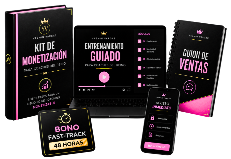 Mockup del Kit de Monetización para Coaches del Reino