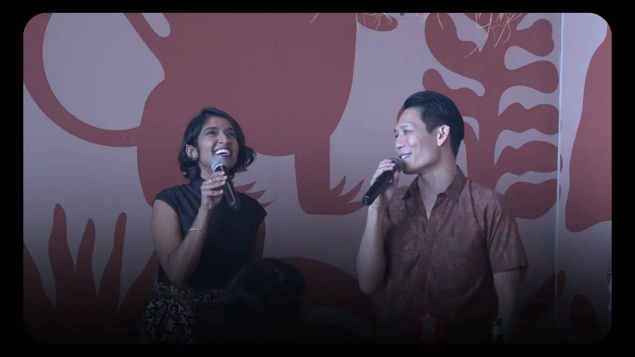 Kavitha and Kester, founders of SACRED Institute