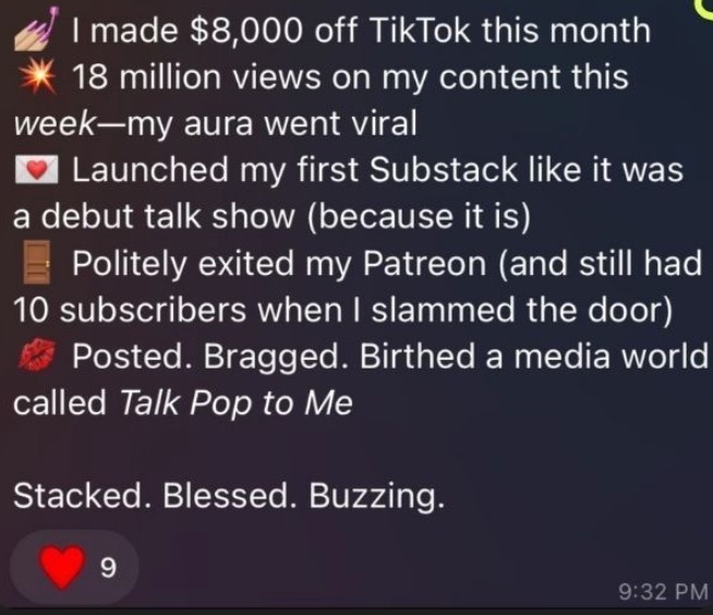 Testimonial: I made $8,000 off TikTok this month, 18 million views