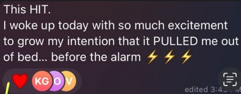 Testimonial: This HIT — pulled me out of bed before the alarm