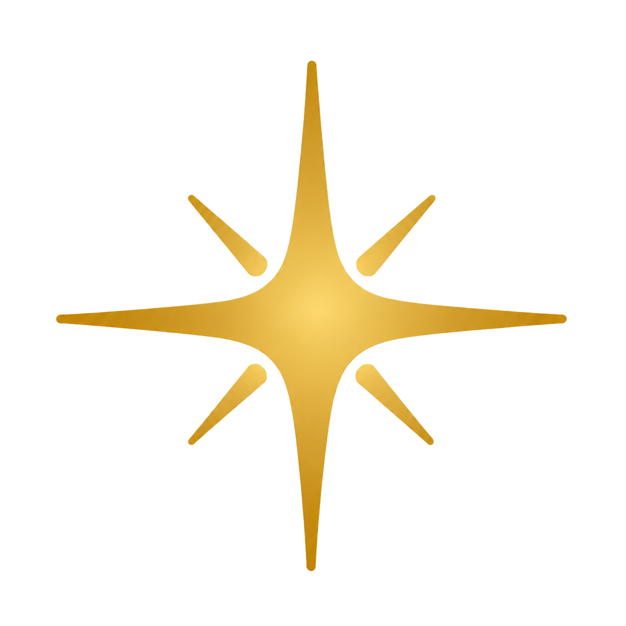 Gold sparkle icon