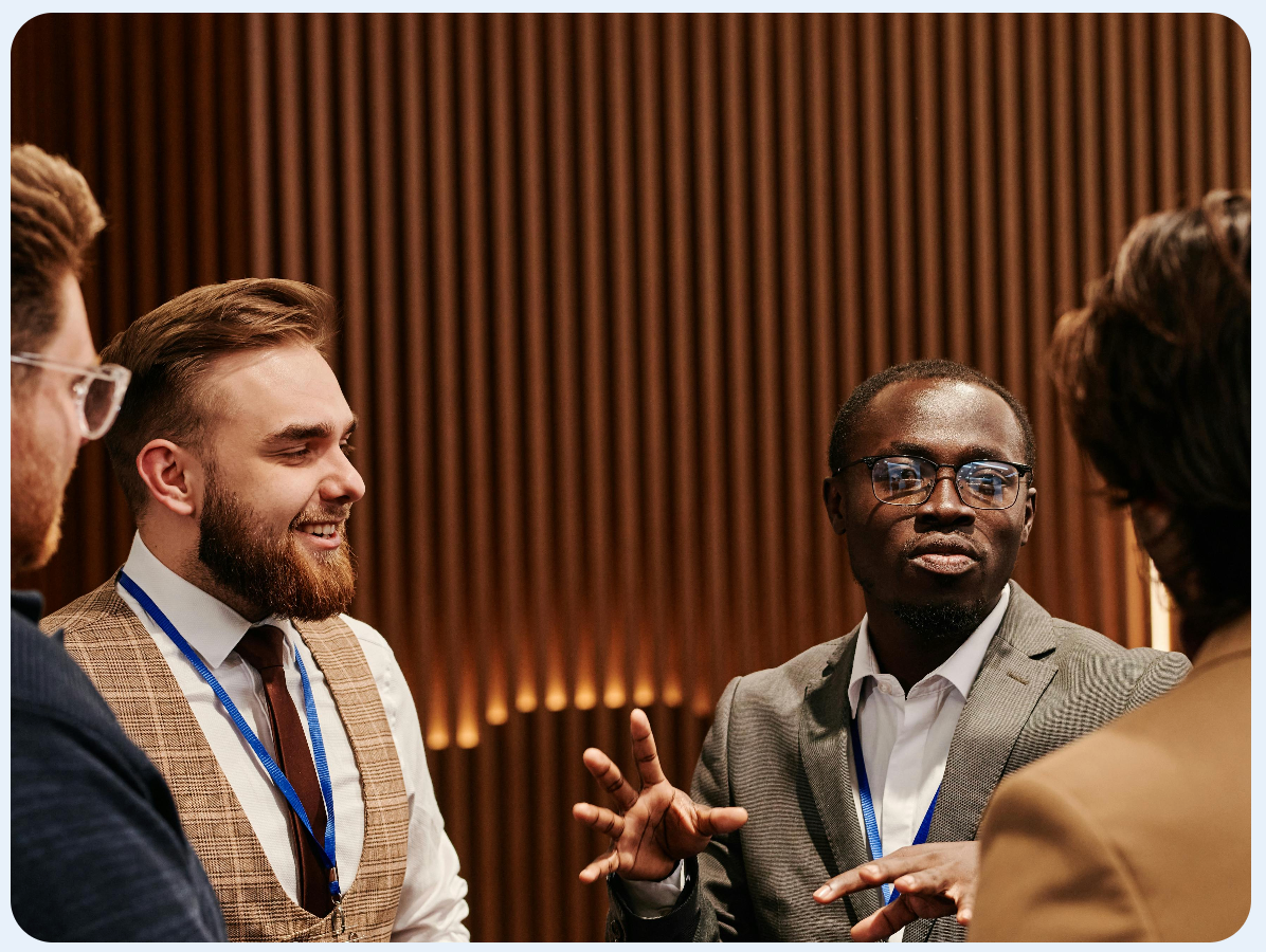 A diverse team including wheelchair users together in an office