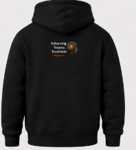 Hoodie — Black — Back
