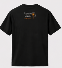 T-shirt — Black — Back