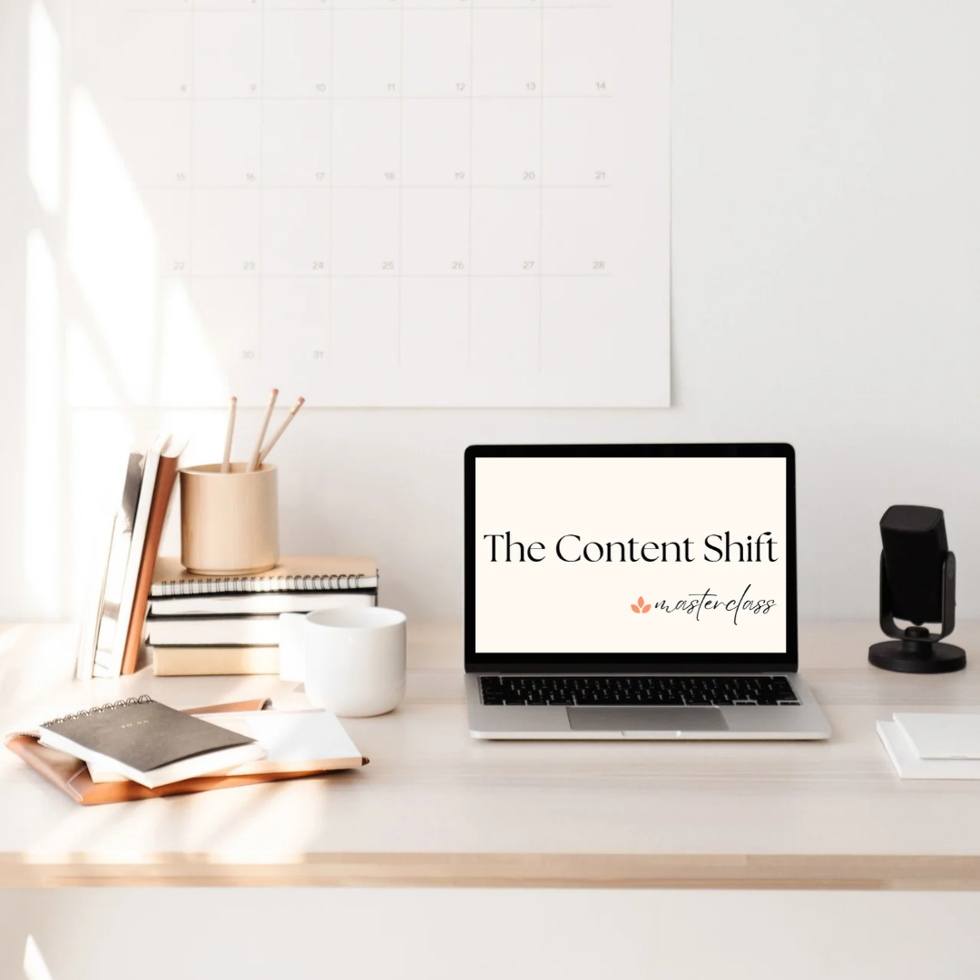 The Content Shift Masterclass Mockup
