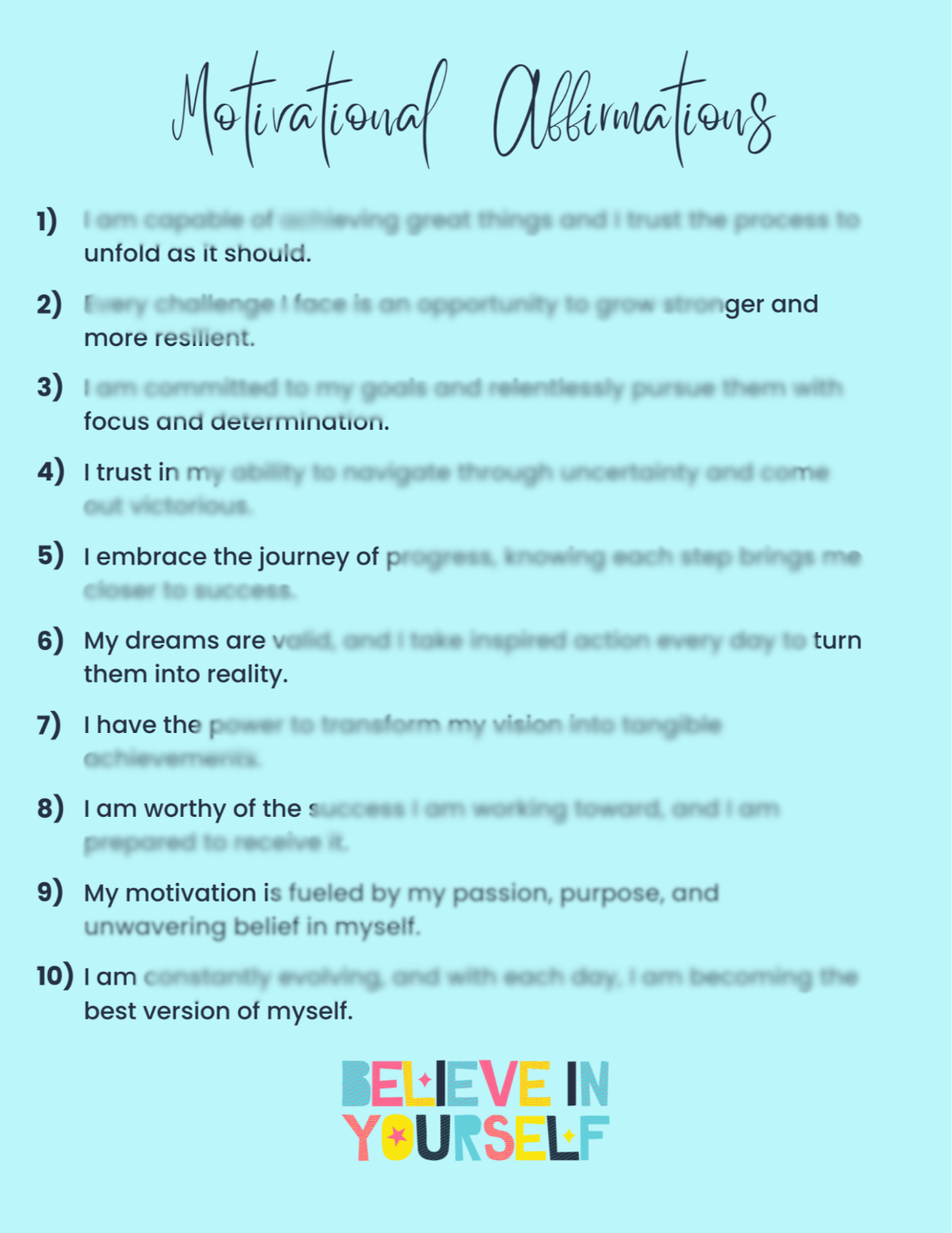 Affirmation page from Fall Into Gratitude by Barbara Lynn Burns