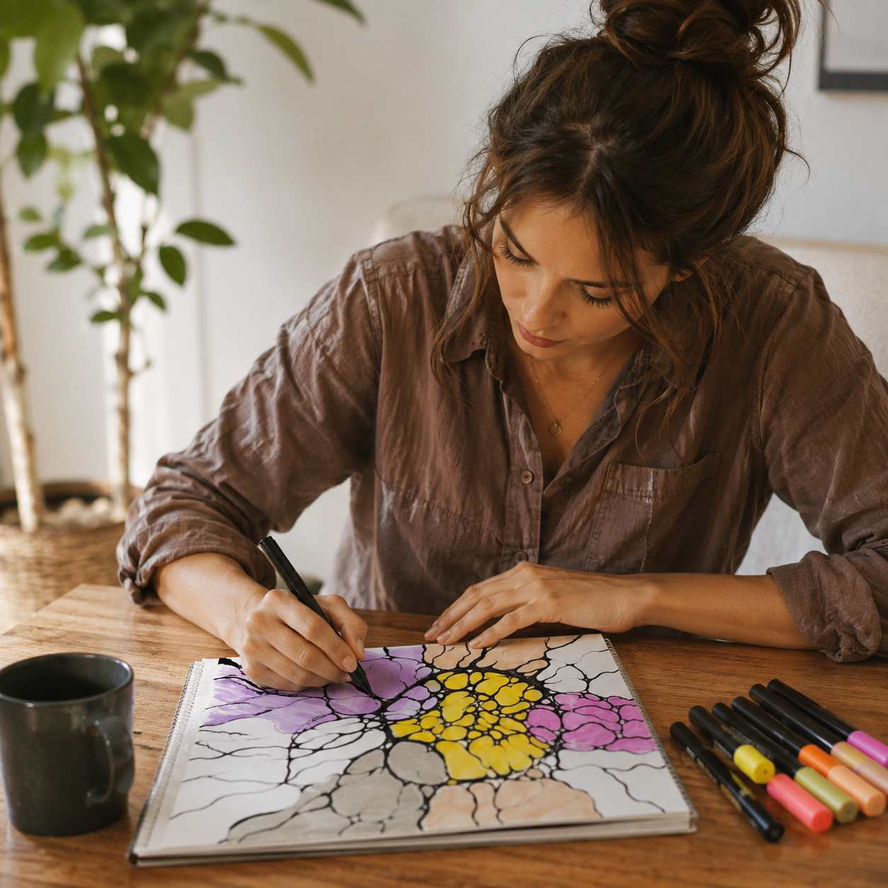 HeartFlow woman holding emotional steadiness while reclaiming energy in everyday life