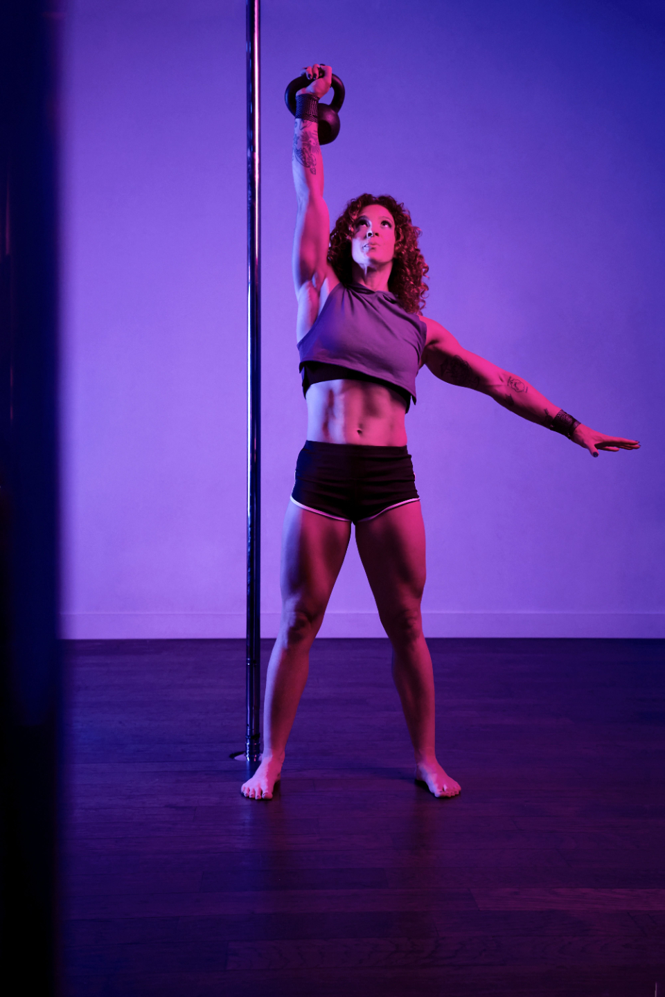 Abs training off the pole