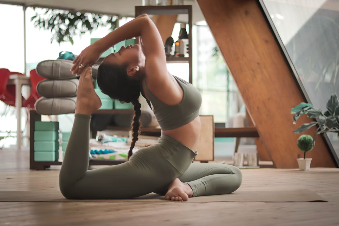Power yoga practice