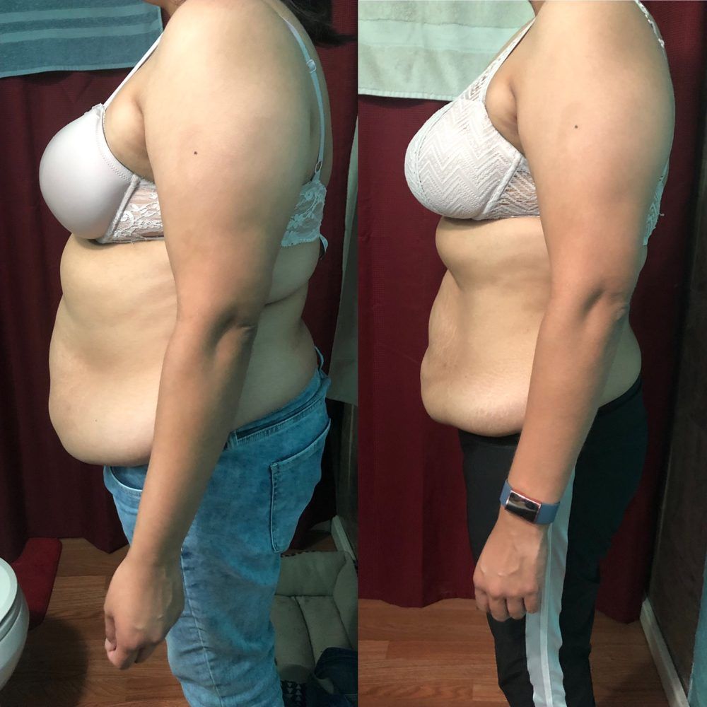 Member before and after