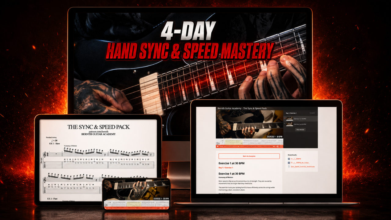 4-Day Hand Sync & Speed Mastery course mockup