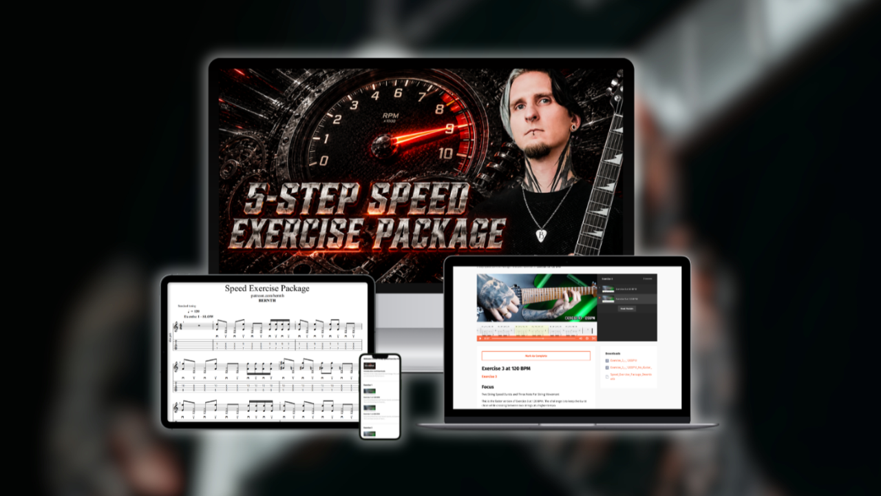 5-Step Speed Exercise Package product mockup