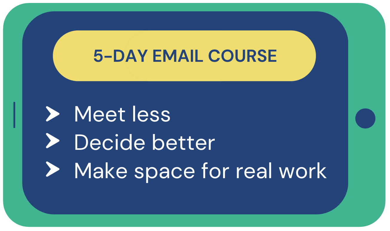 email course in an ipad holder
