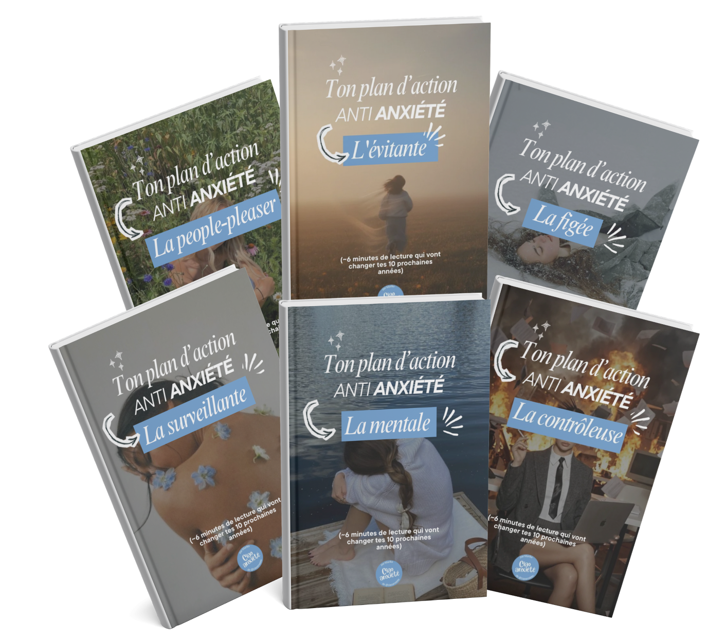 Les 6 plans d'action anti-anxiété, un par profil