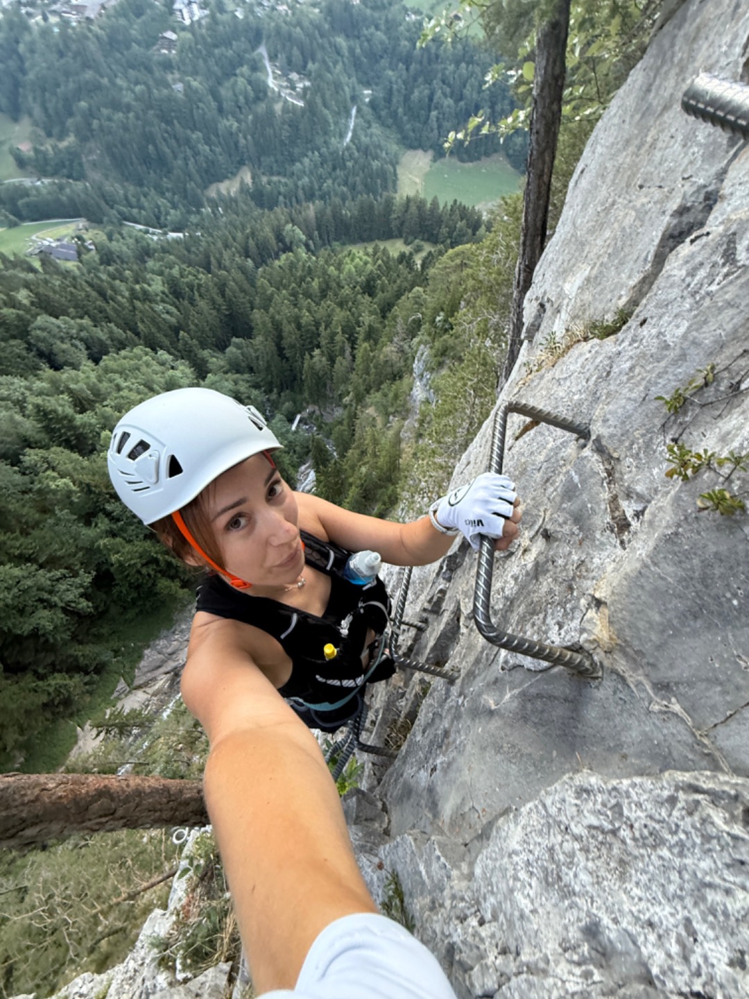 Marika aujourd'hui, en via ferrata