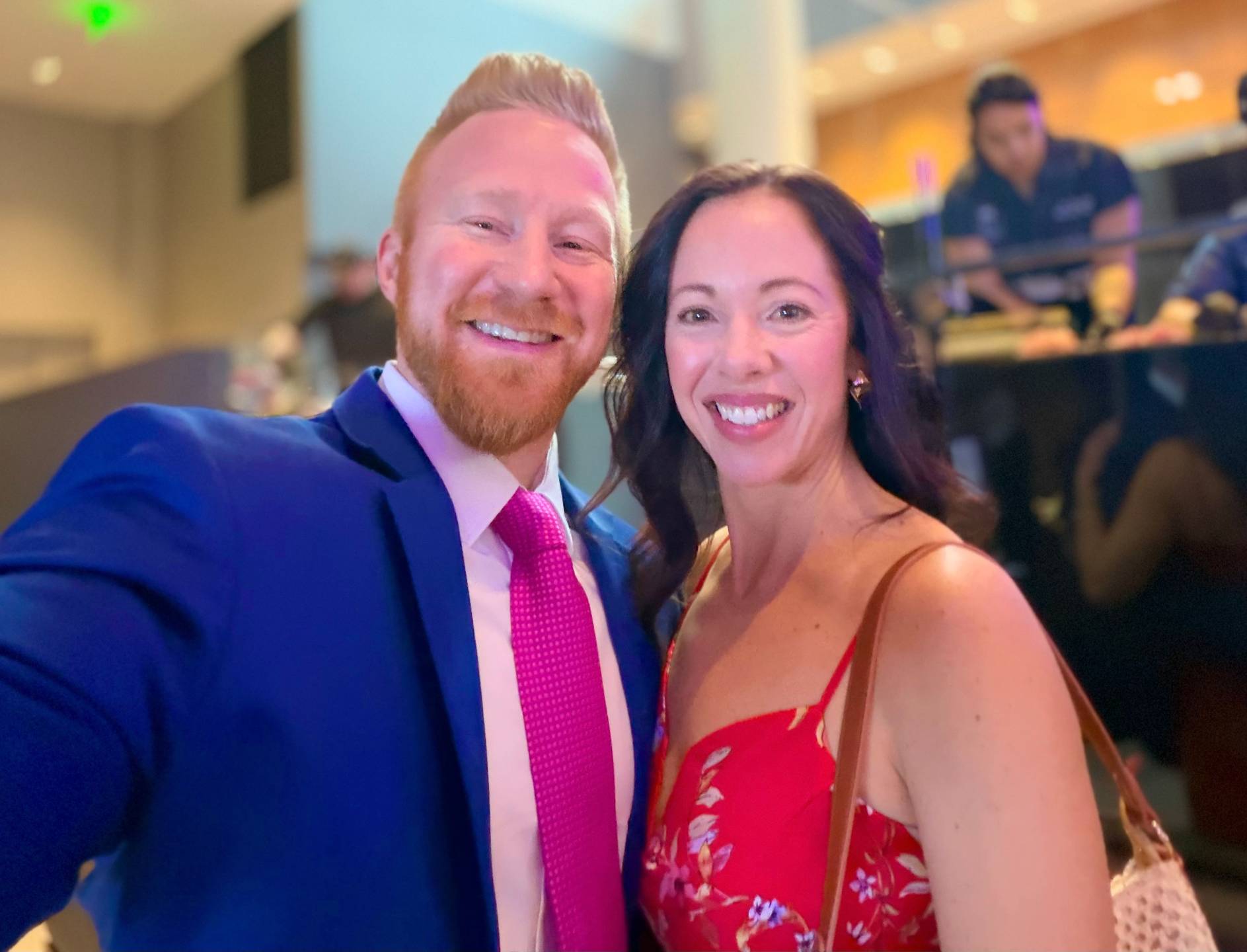 Zachary Lee and his wife