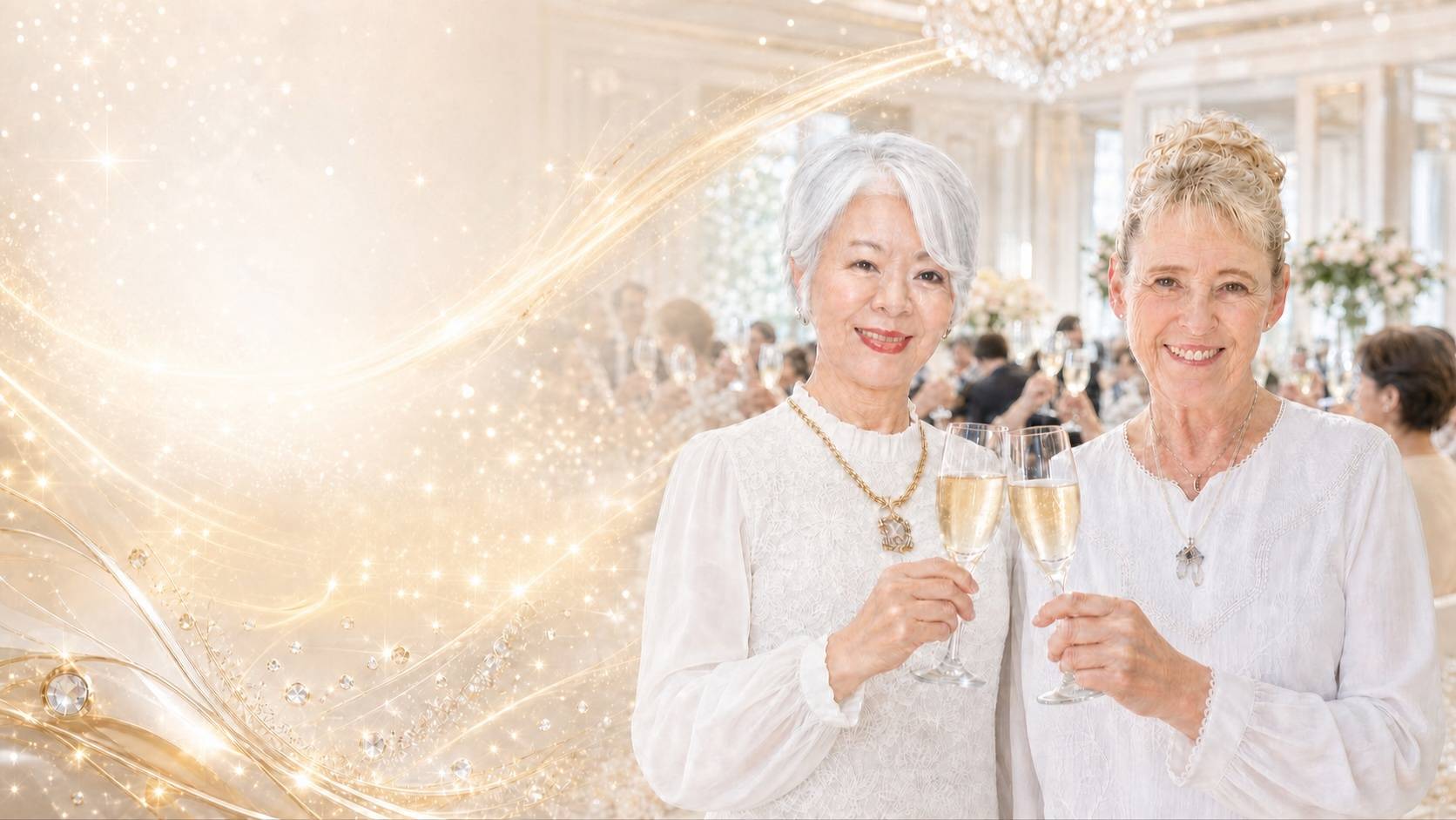 20周年を祝う乾杯のイメージ