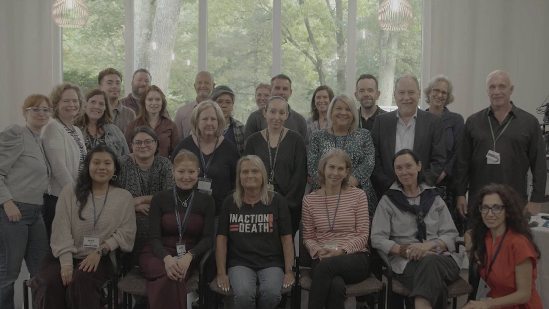 Clinicians at a harm reduction training