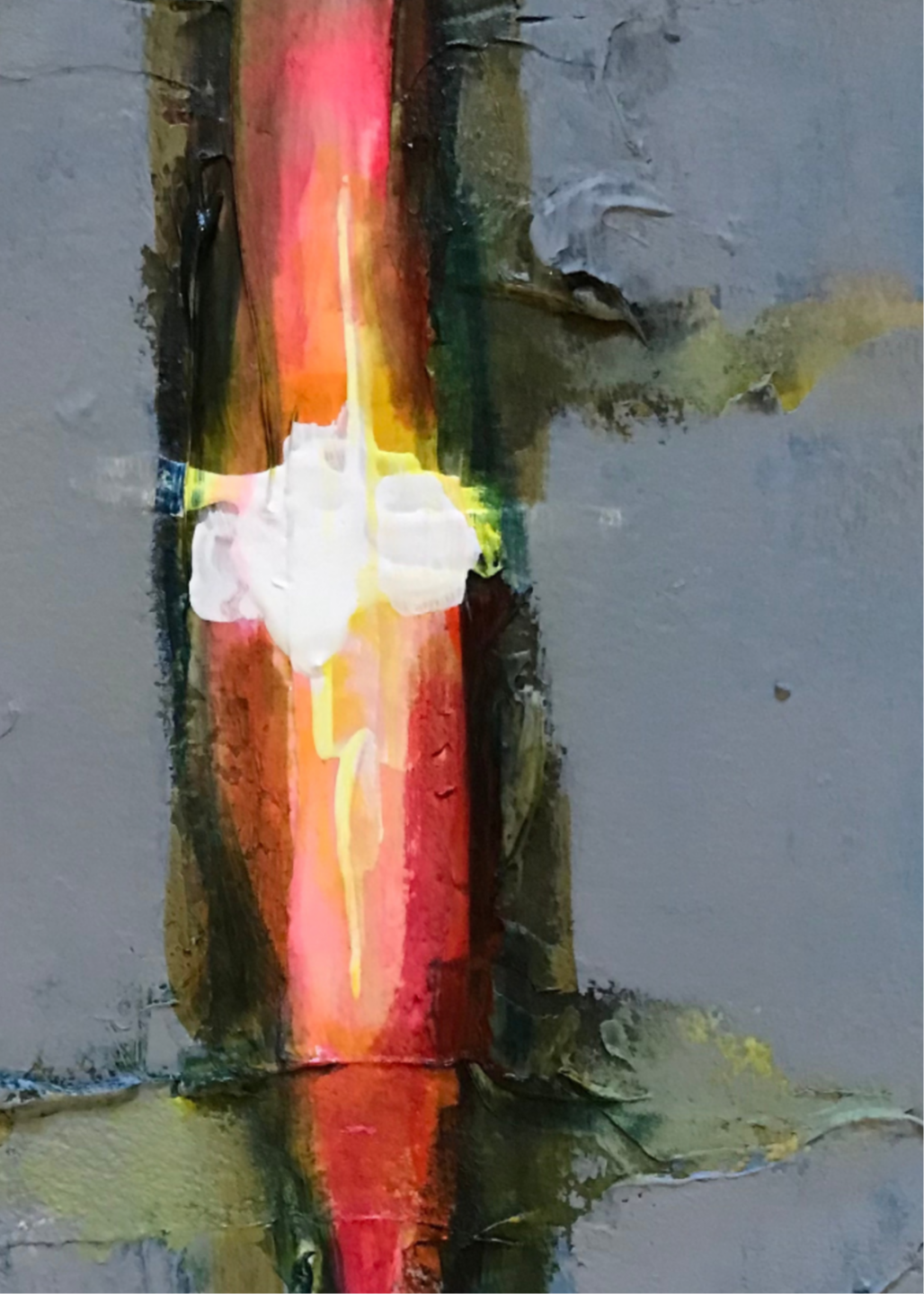 Code 64, Field Signal Tracking — pattern painting by Barbara Davis, from the IQF 84 Code System