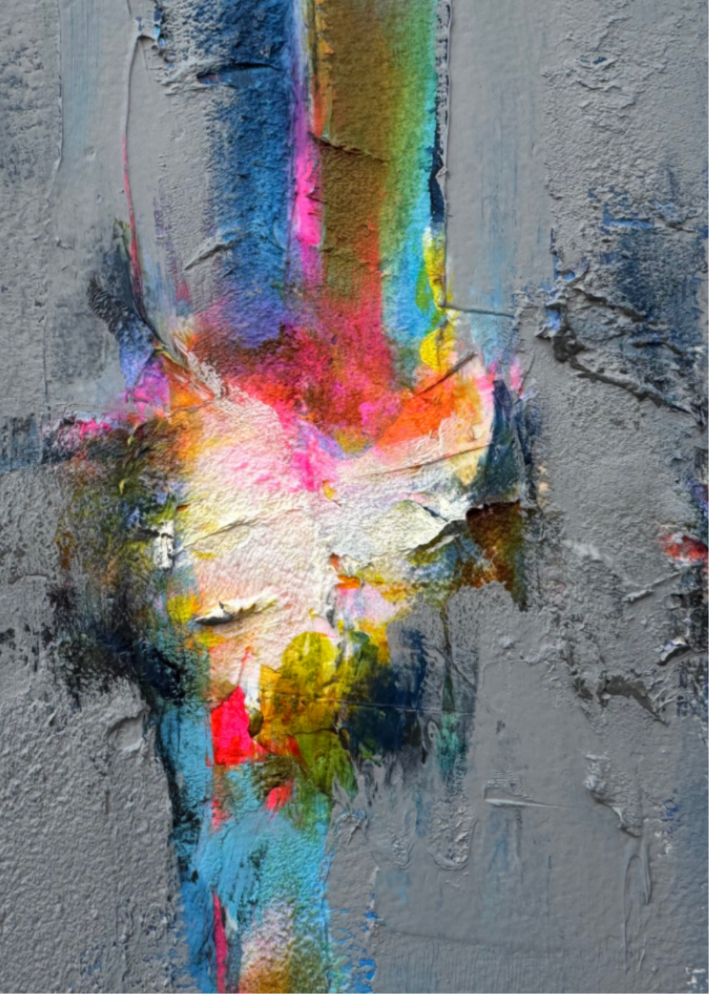 Code 81, Inner Support — pattern painting by Barbara Davis, from the IQF 84 Code System