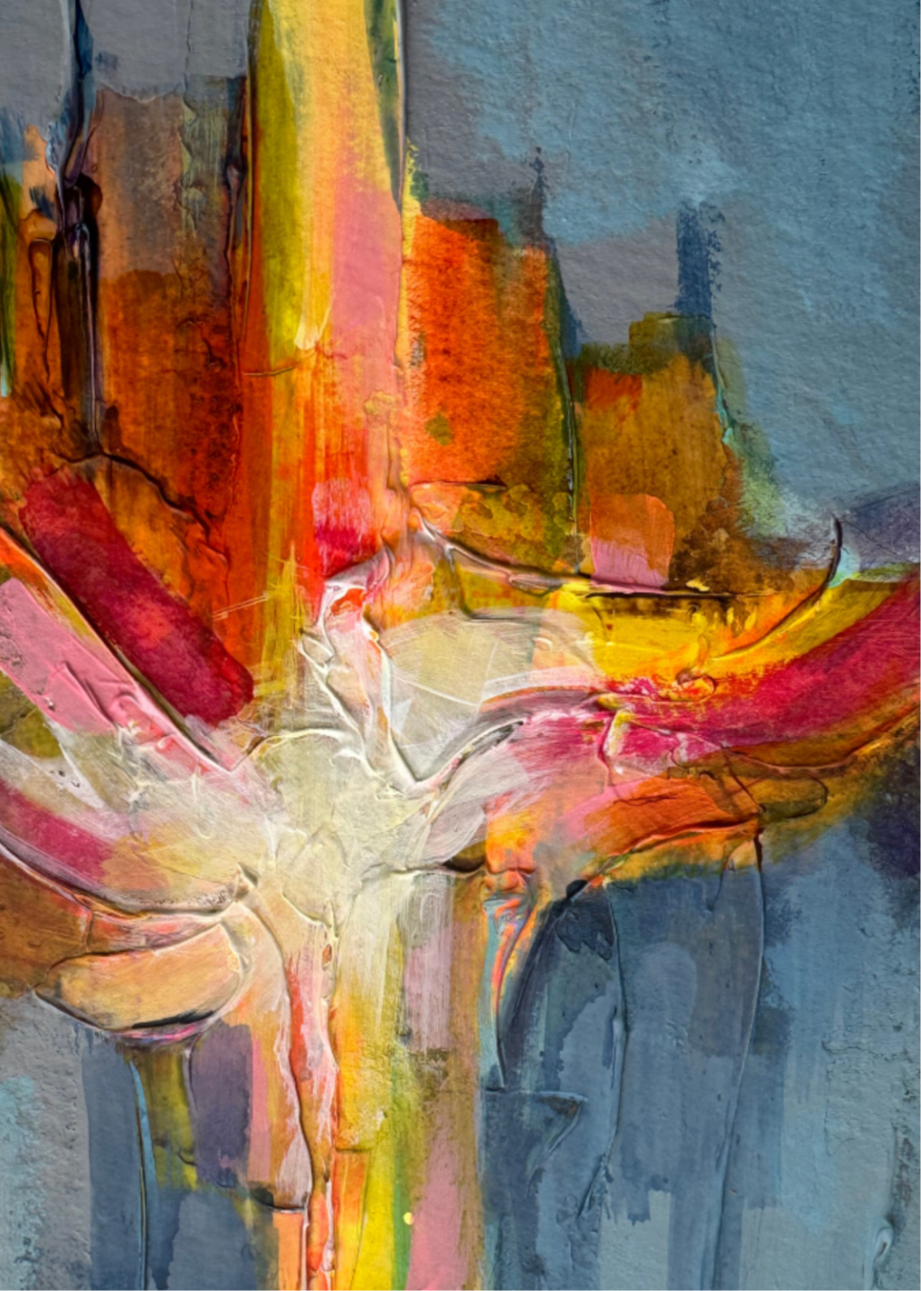 Code 68, Receptive Transmission — pattern painting by Barbara Davis, from the IQF 84 Code System