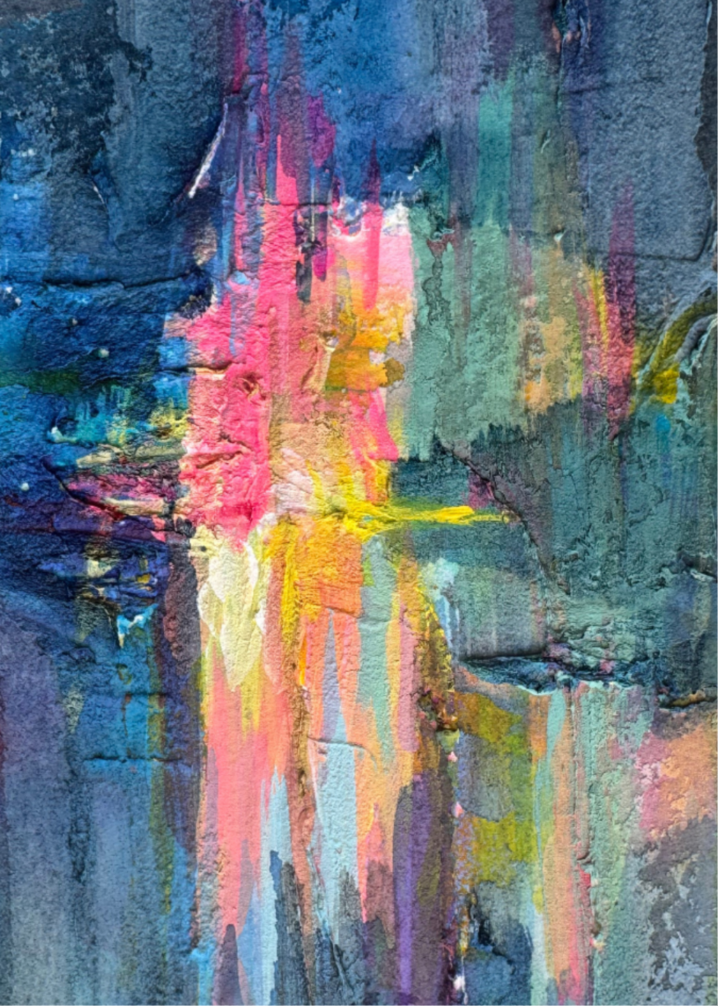 Code 45, Emotional Pattern Clarity — pattern painting by Barbara Davis, from the IQF 84 Code System