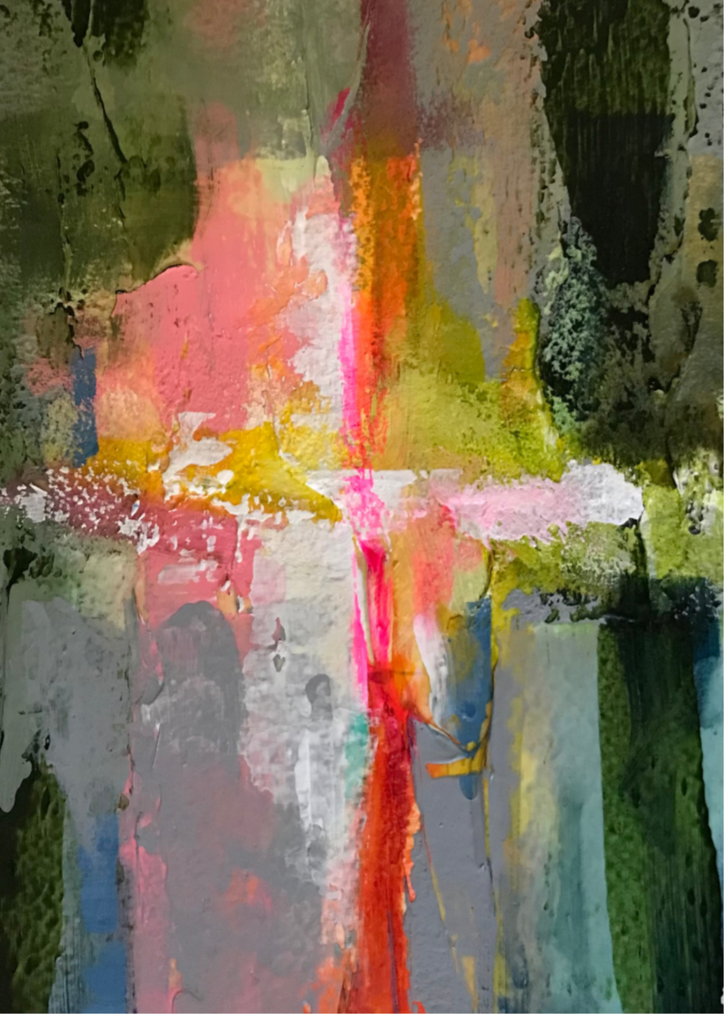 Code 58, Pattern Liberation — pattern painting by Barbara Davis, from the IQF 84 Code System