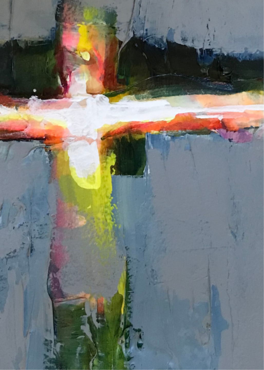 Code 12, Shallowness — pattern painting by Barbara Davis, from the IQF 84 Code System