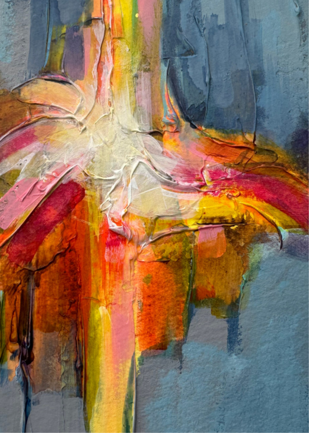 Code 17, Avoidance of Inhale — pattern painting by Barbara Davis, from the IQF 84 Code System