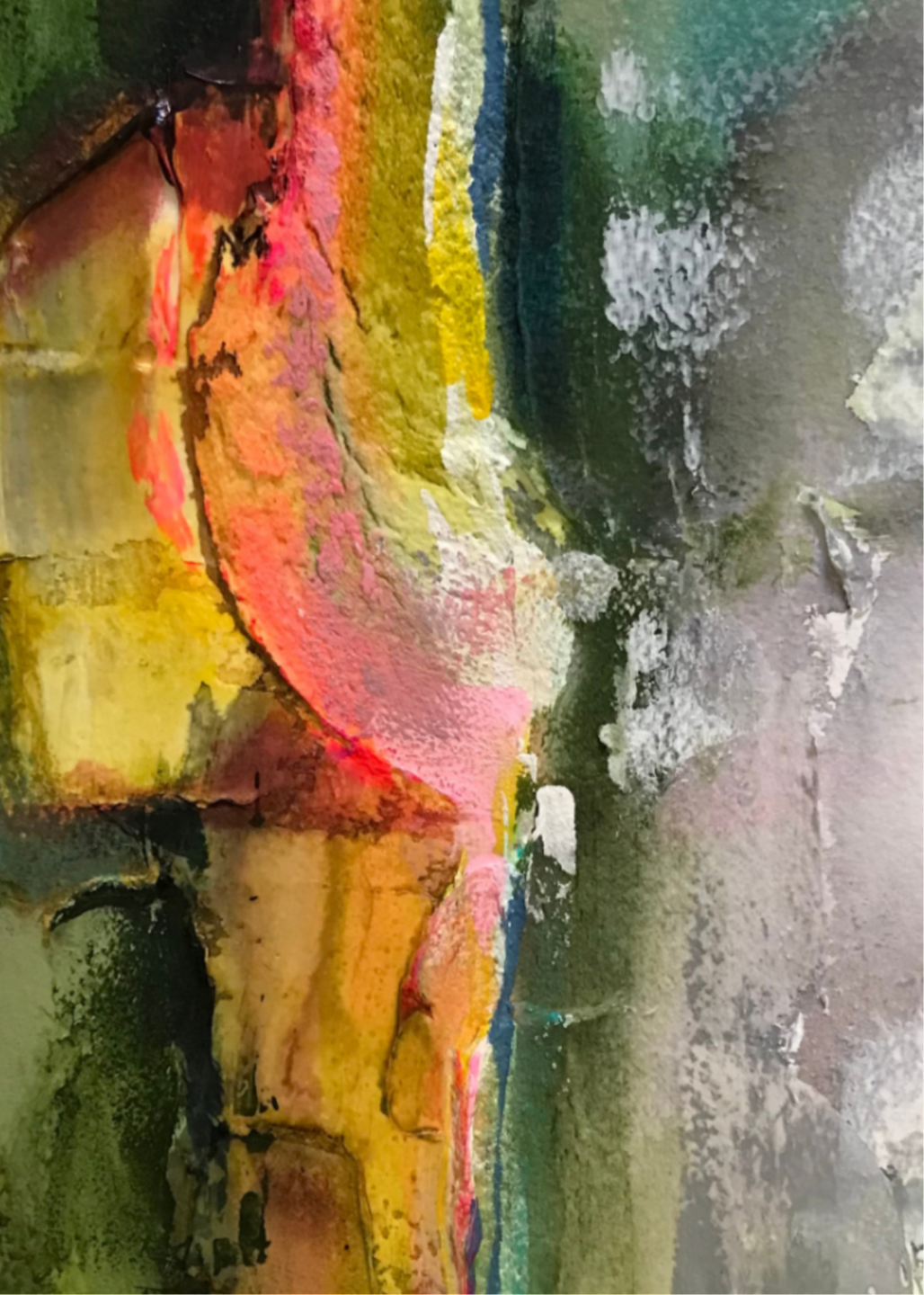 Code 24, Narrative Fixation — pattern painting by Barbara Davis, from the IQF 84 Code System