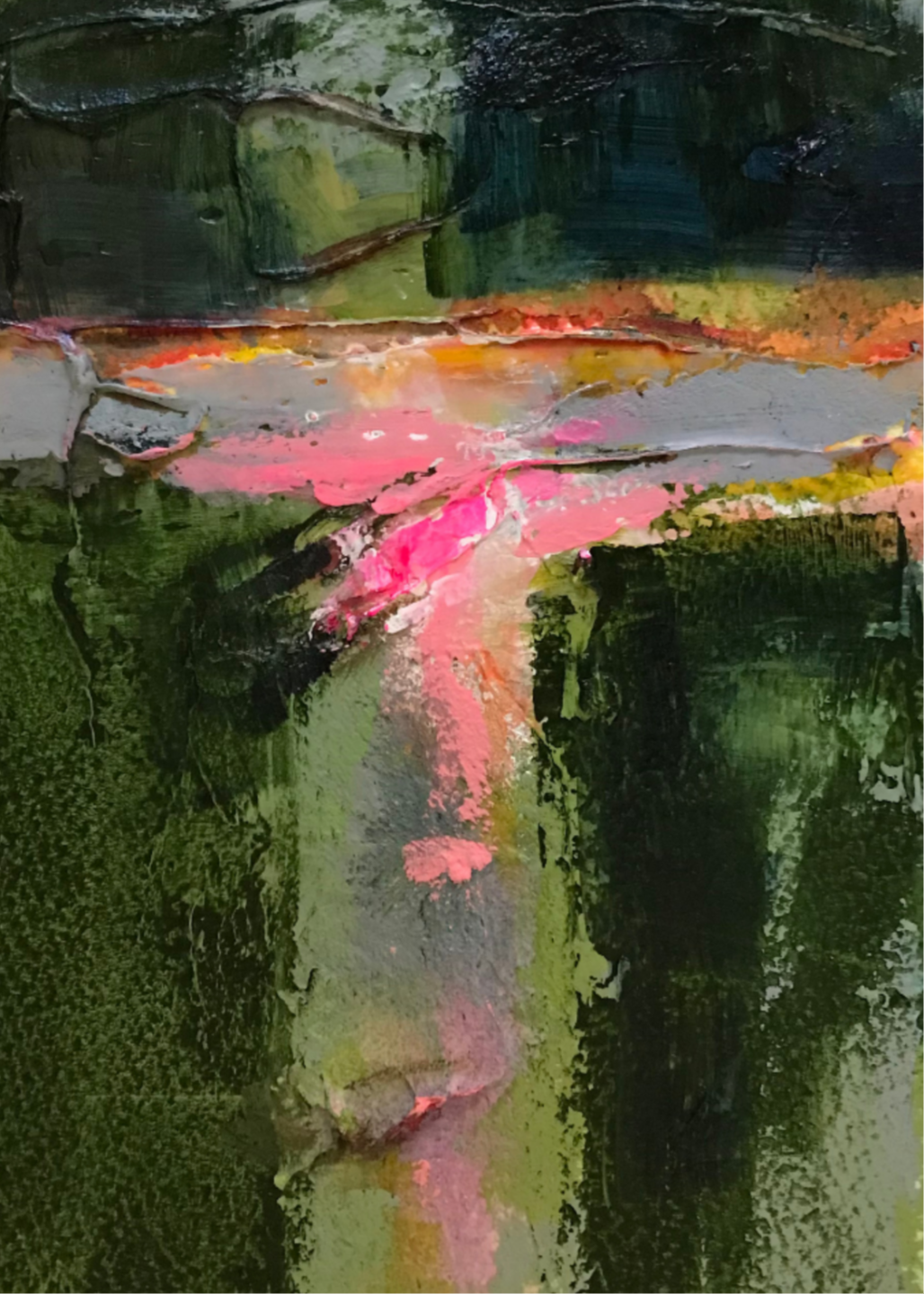 Code 28, Associative Avoidance — pattern painting by Barbara Davis, from the IQF 84 Code System