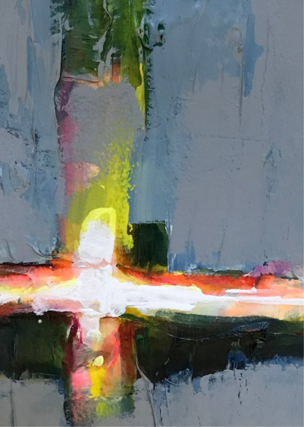Code 73, Depth Reception — pattern painting by Barbara Davis, from the IQF 84 Code System