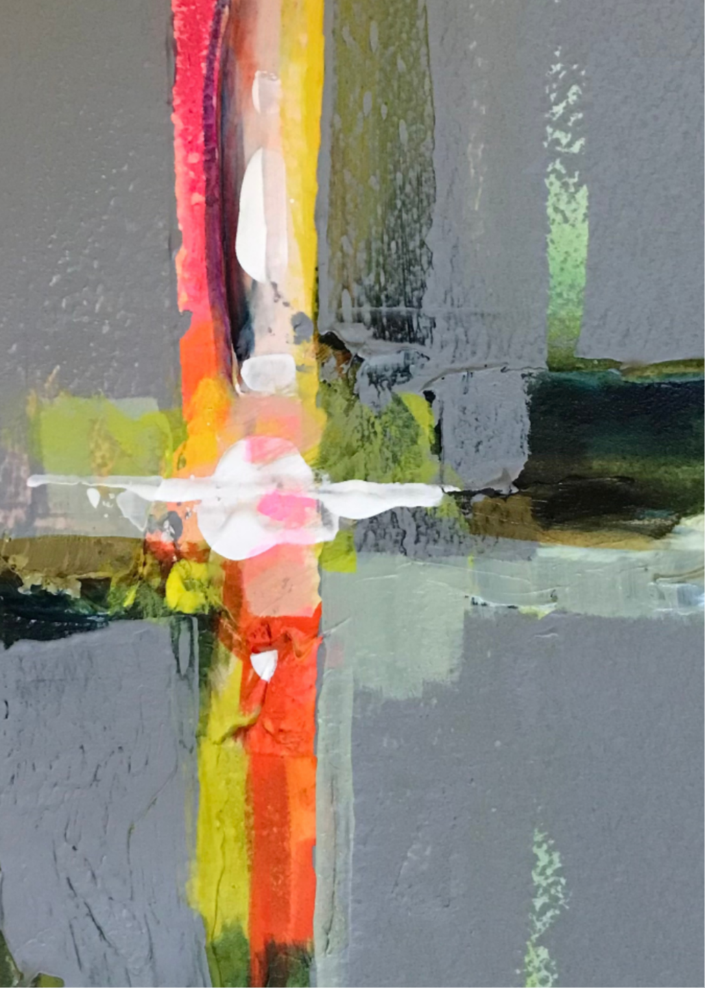 Code 74, Rhythmic Current — pattern painting by Barbara Davis, from the IQF 84 Code System