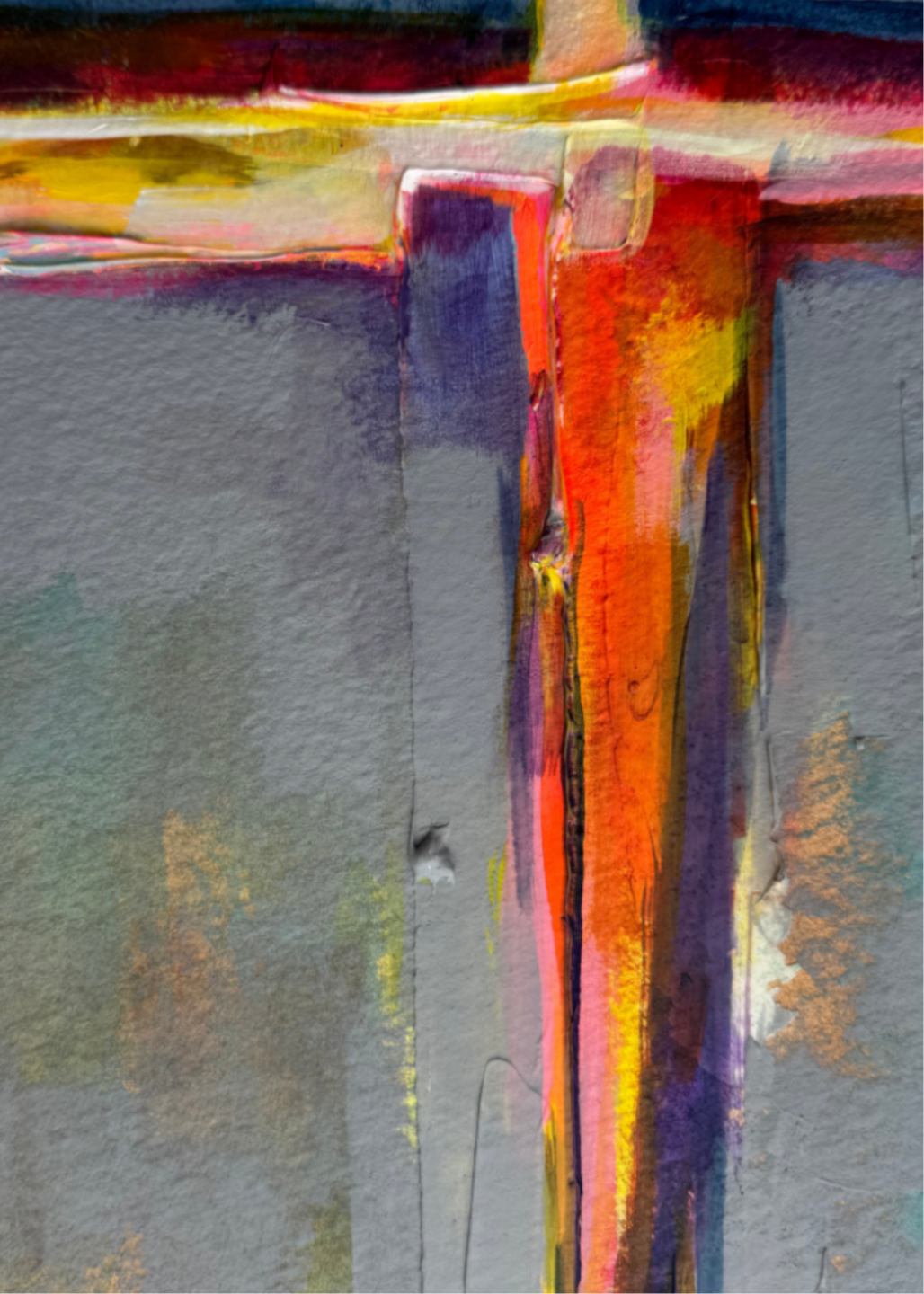 Code 75, Self-Initiation — pattern painting by Barbara Davis, from the IQF 84 Code System